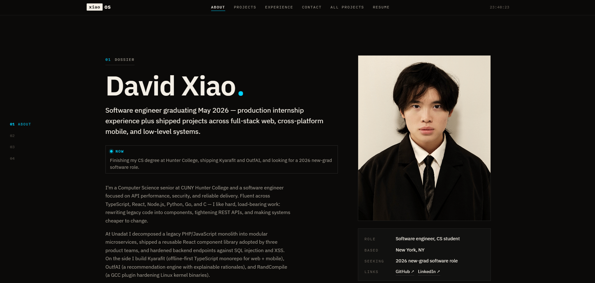 Personal Portfolio — preview